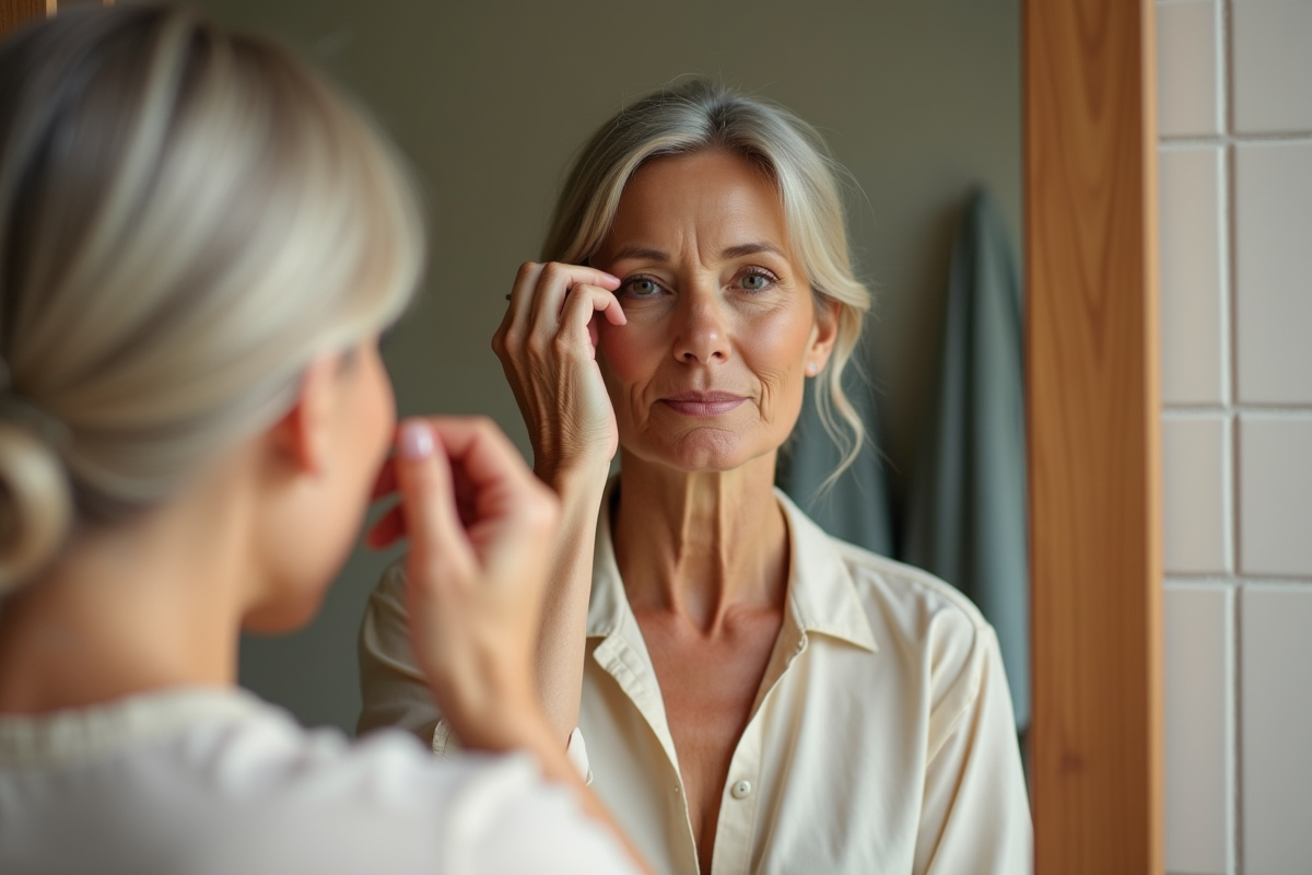 Maquillage des yeux adapté pour les personnes ayant des rides
