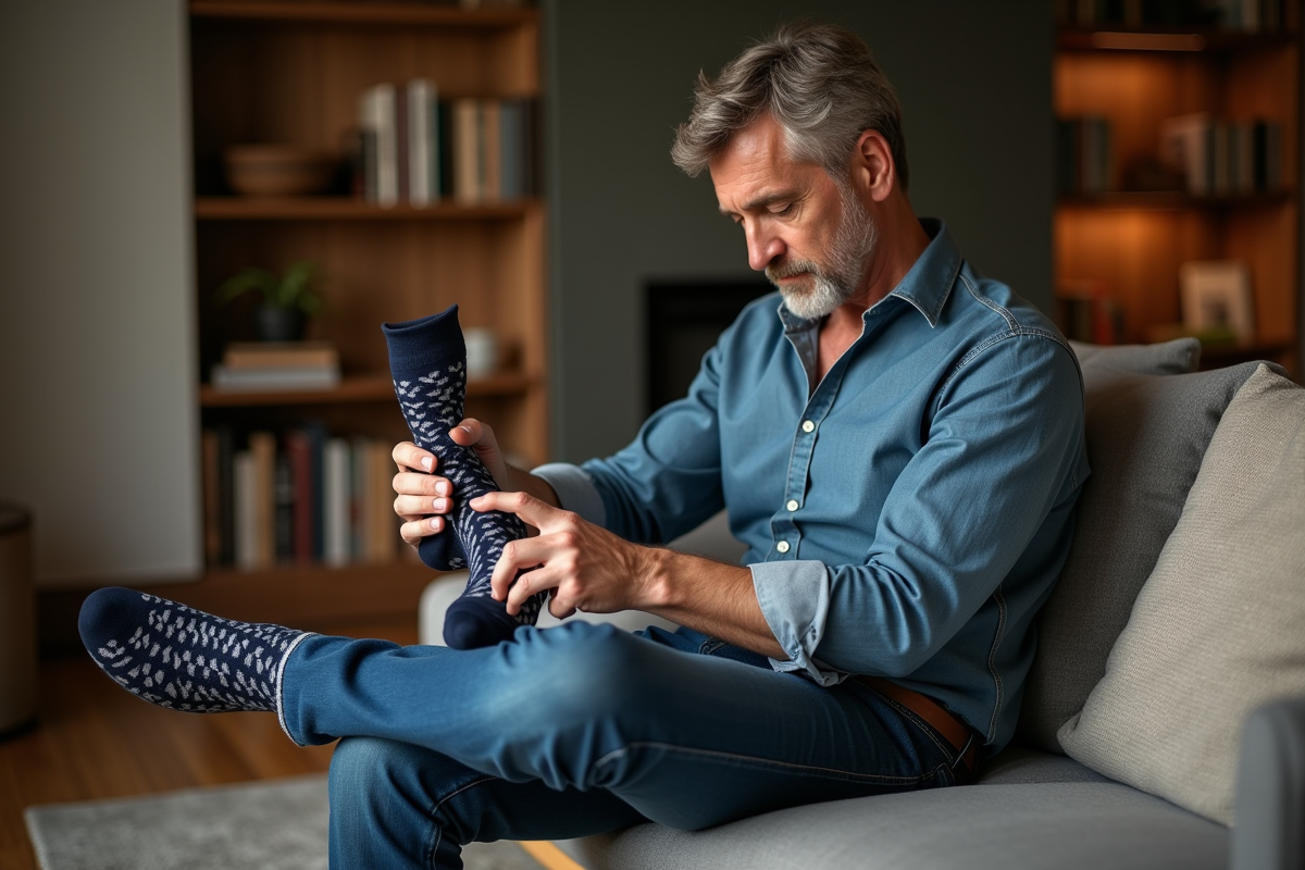 Taille des chaussettes pour hommes : méthodes de détermination