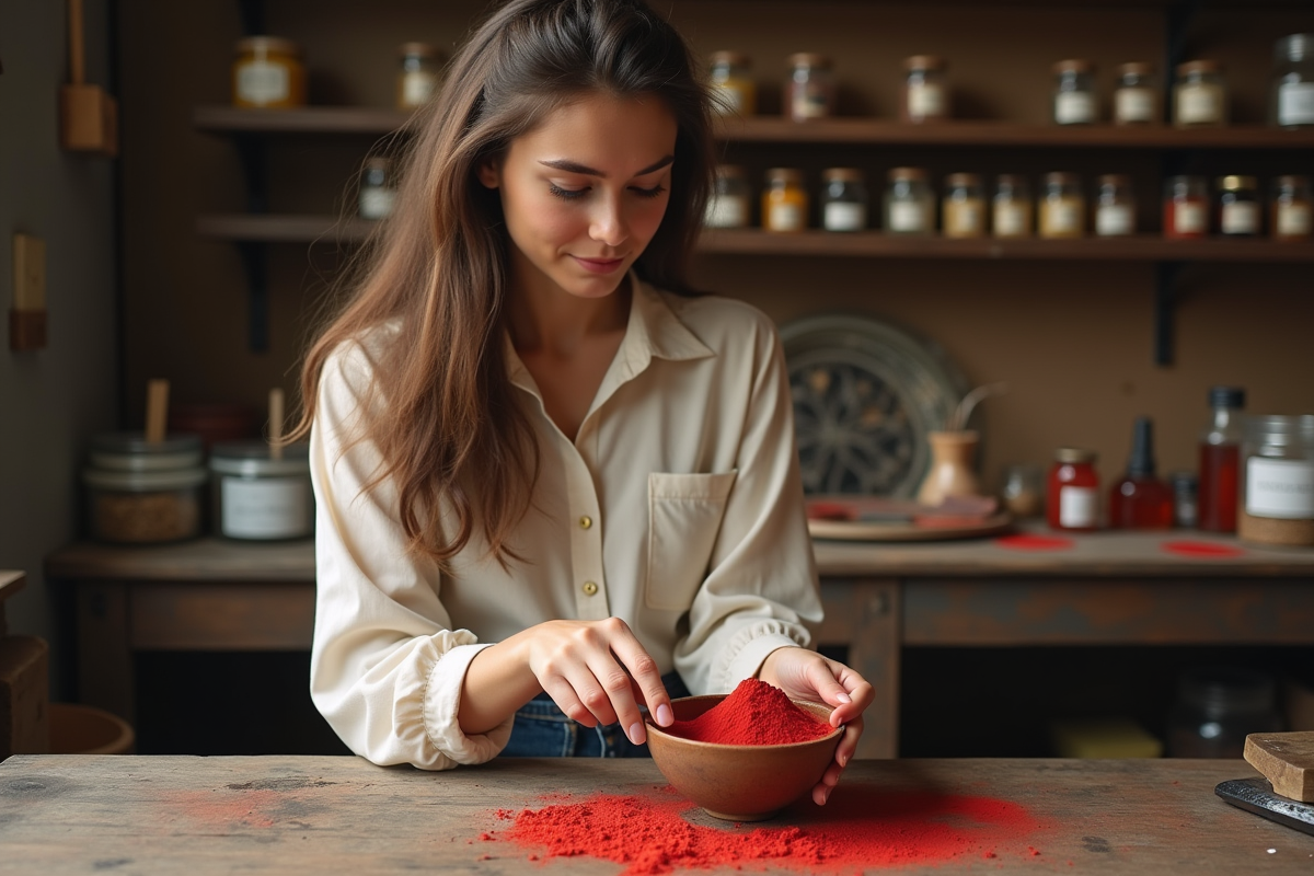 Matière première essentielle dans la fabrication du rouge à lèvres